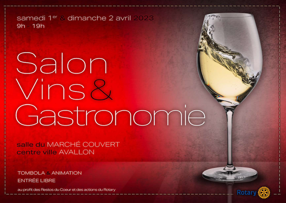 Salon des Vins et de la Gastronomie 1er et 2 avril 2023