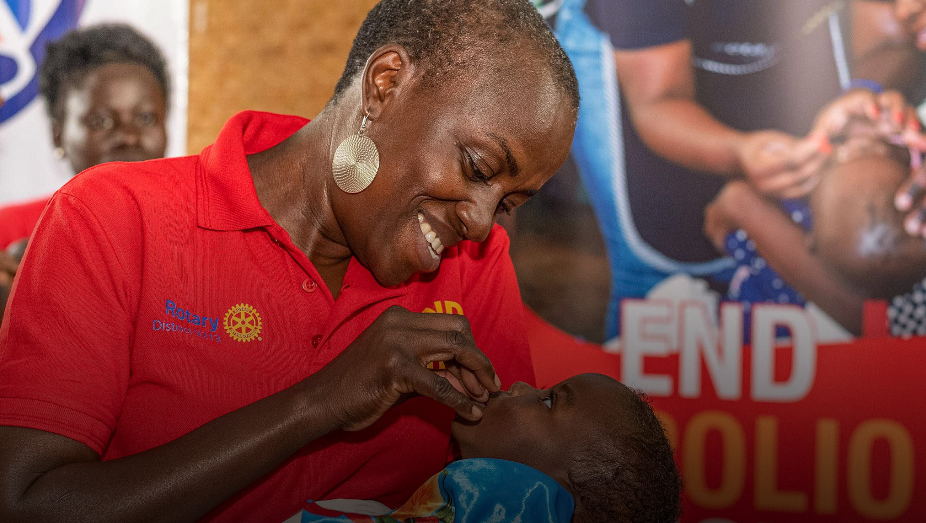 Ces dons financeront des actions dans le monde entier, y compris les activités de lutte contre la polio